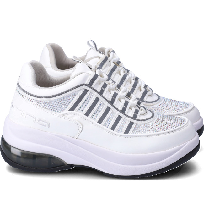 Fornarina sneakers whi-silver