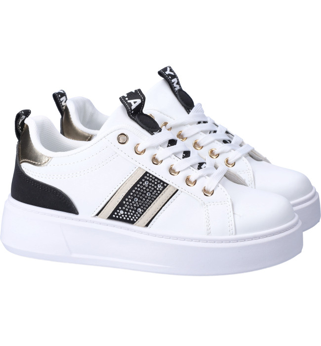 Ymca sneakers donna bia-nero