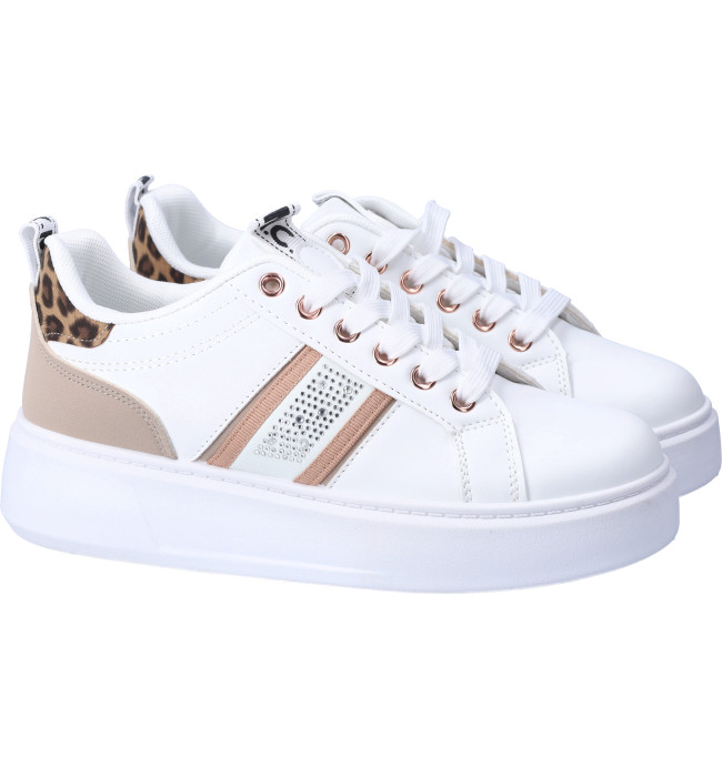 Ymca sneakers donna bianco-nud