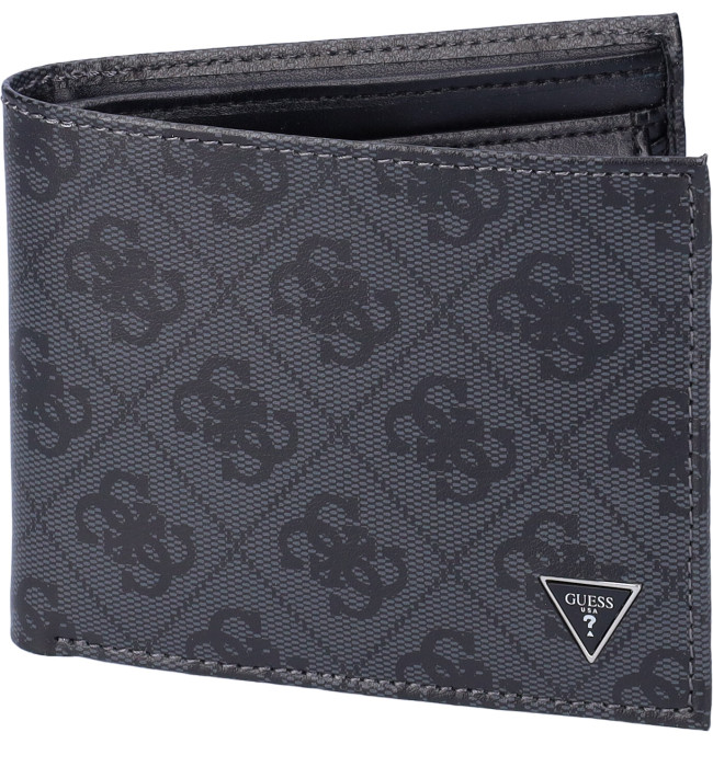 Guess portafoglio uomo blk-black