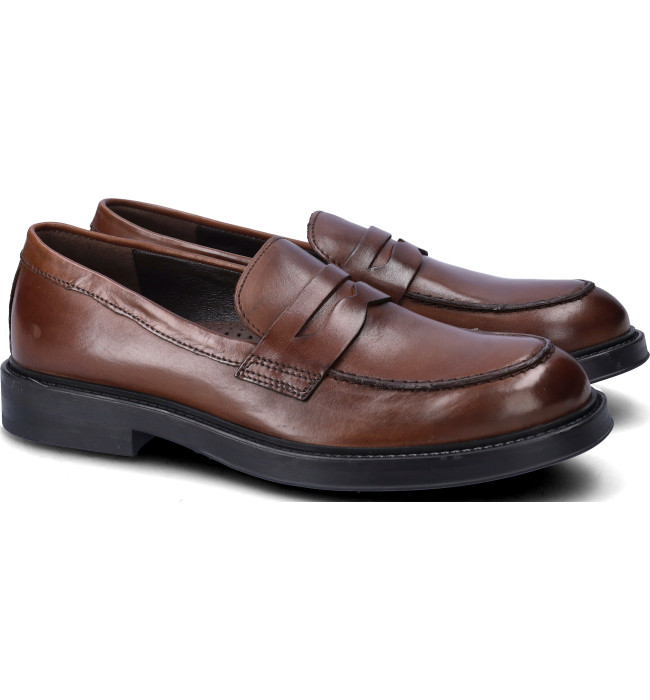 Flex And Fly stringata uomo dk-brown