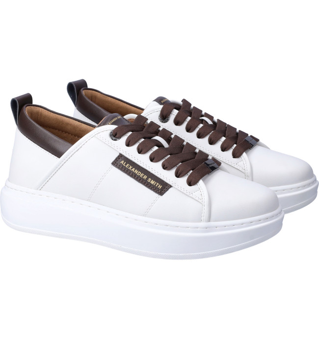 Alexander Smith sneakers whi-cognac