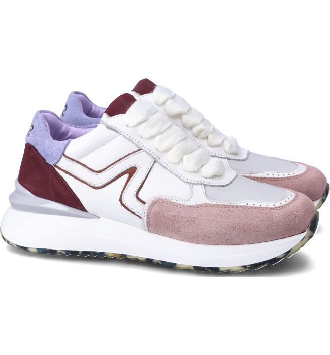 Accademia 72 sneakers donna whi-bordo