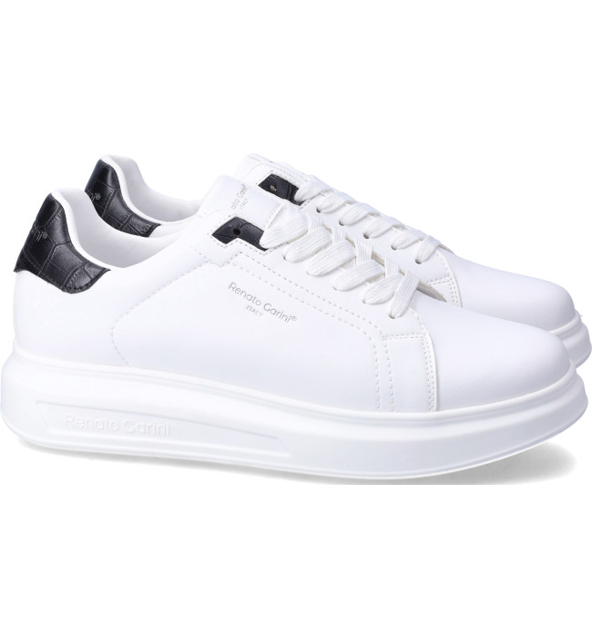 Renato Garini sneakers uomo white-blk