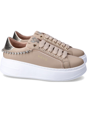 Keys sneakers donna bei-gold