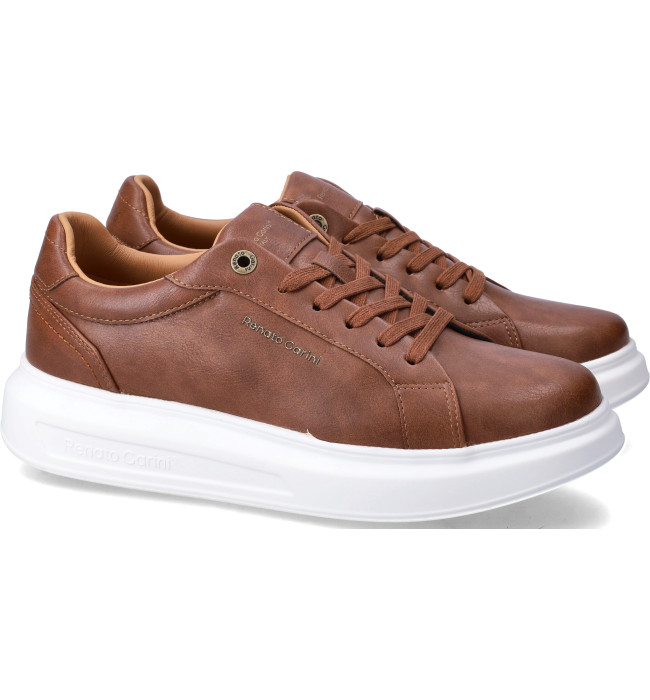 Renato Garini sneakers uomo white-tan