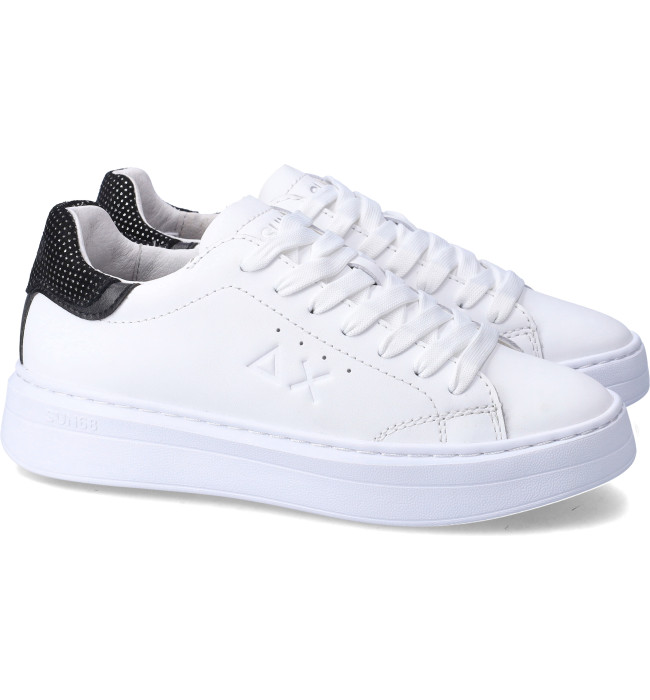 Sun68 sneakers donna bianco-ner