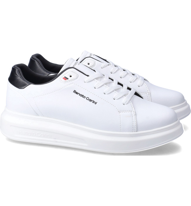 Renato Garini sneakers uomo white-blk