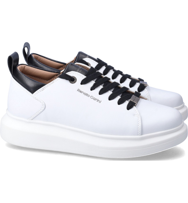 Renato Garini sneakers uomo white-blk