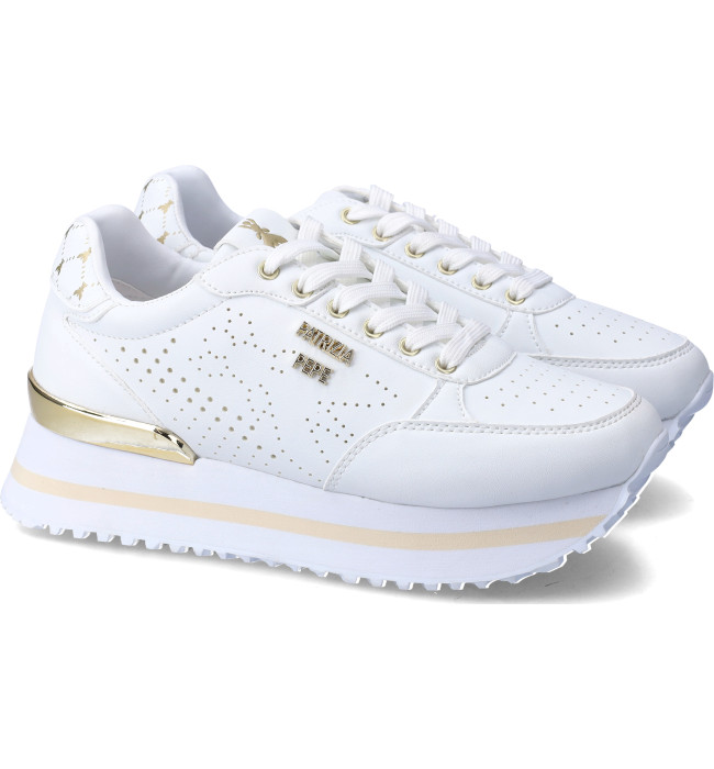 Patrizia Pepe sneakers bianco-pla