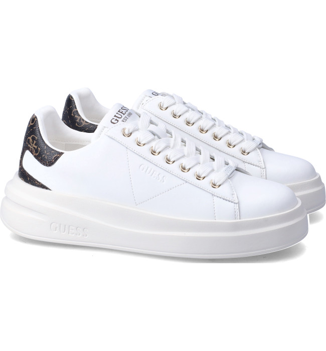 Guess donna sneakers whi-brown