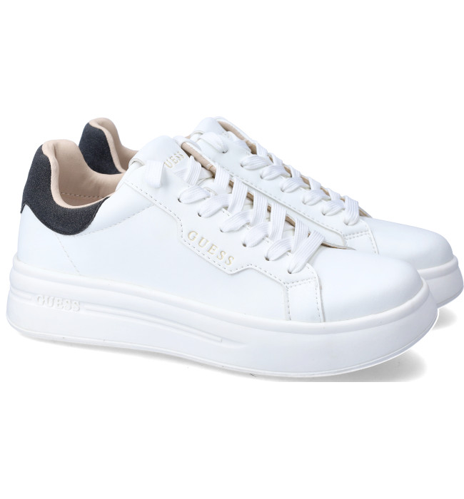 Guess donna sneakers white-blk