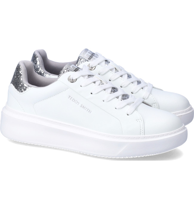 Teddy Smith sneakers donna silver