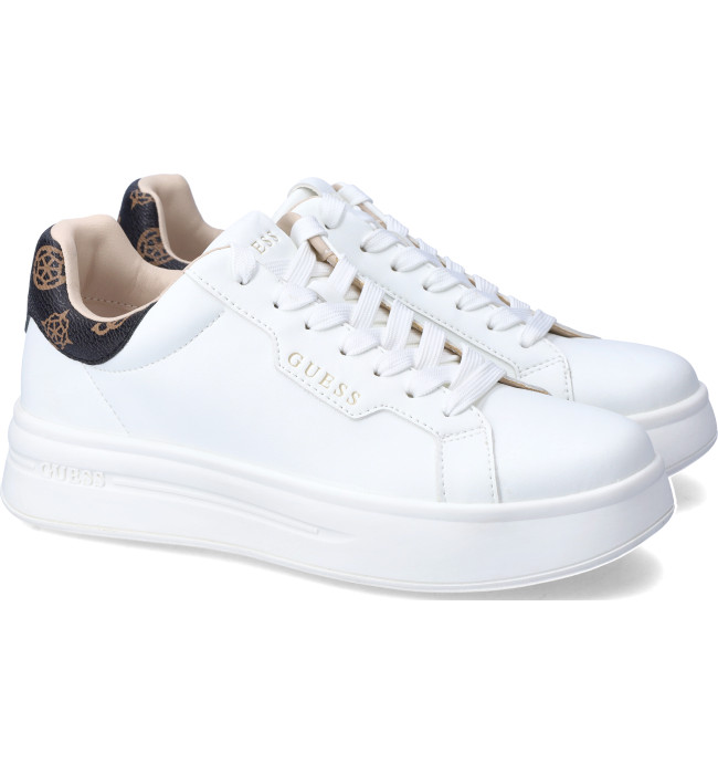 Guess donna sneakers whi-brown