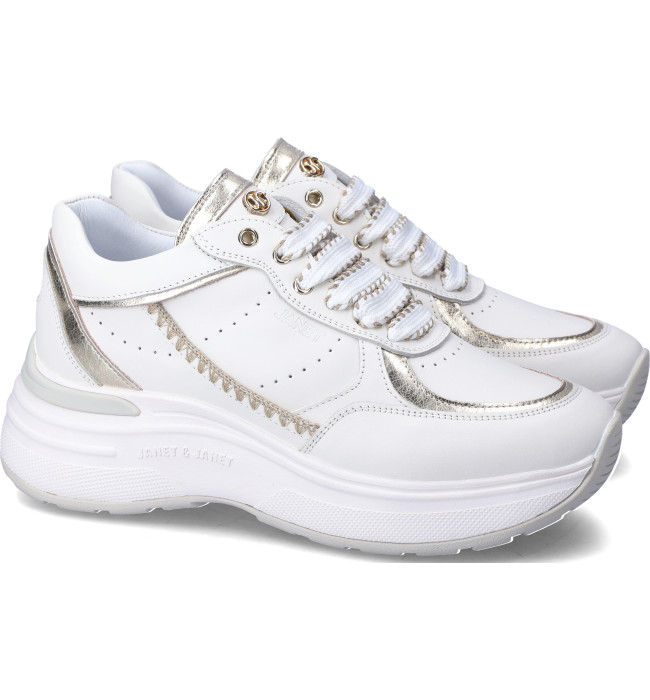 Janet&janet sneakers donna whi-gold