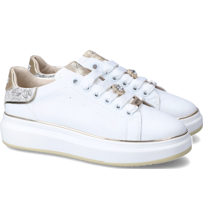 Keys sneakers donna white-plat