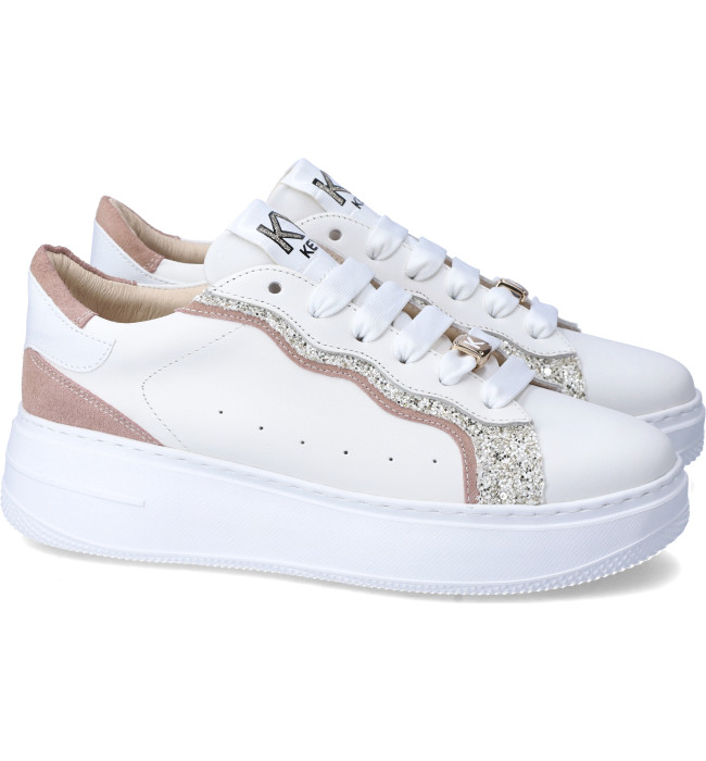 Keys sneakers donna whi-pink