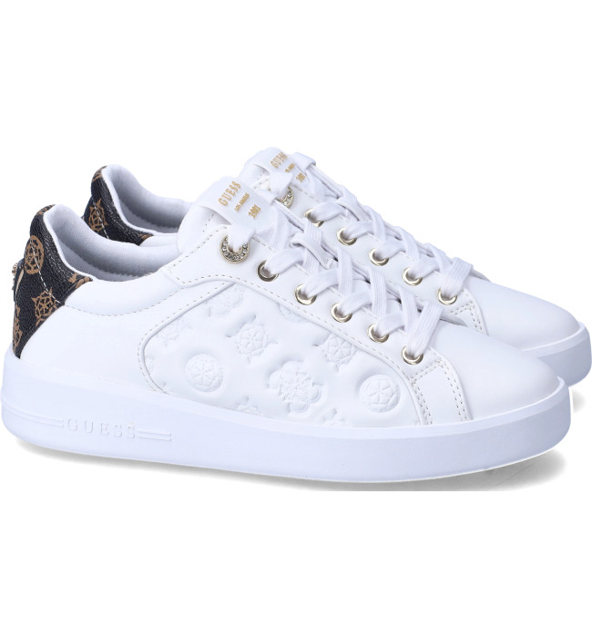 Guess donna sneakers whi-brown