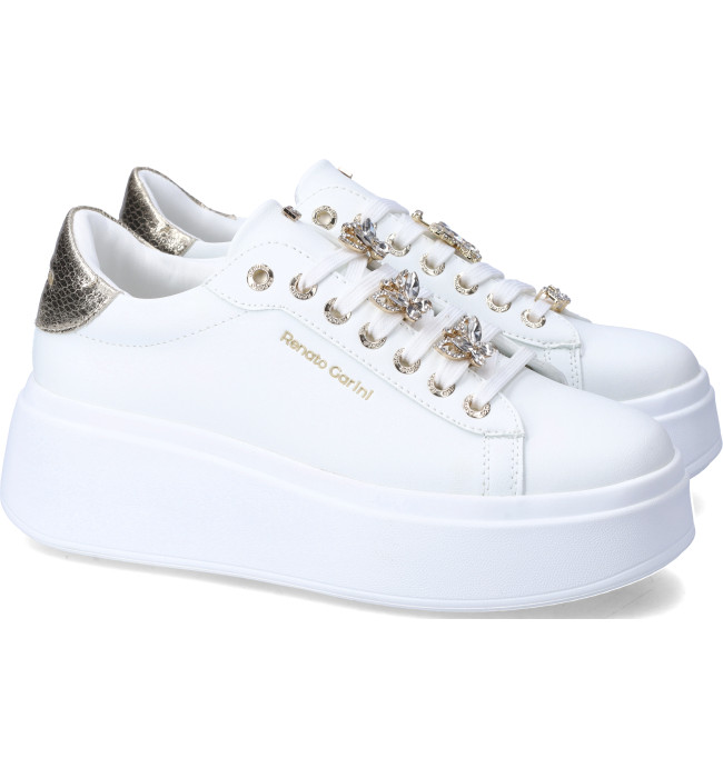 Renato Garini skeakers whi-gold