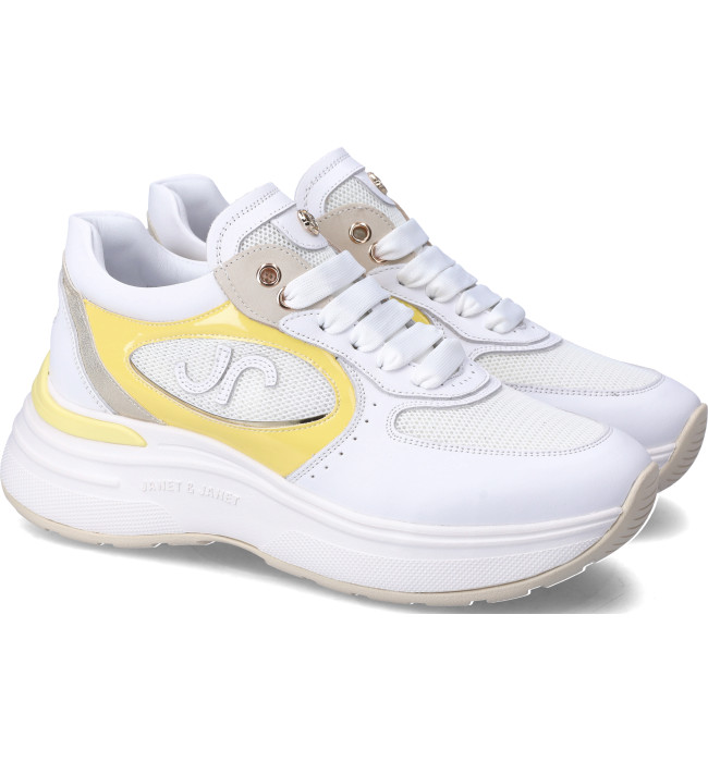 Janet&janet sneakers donna whi-yellow