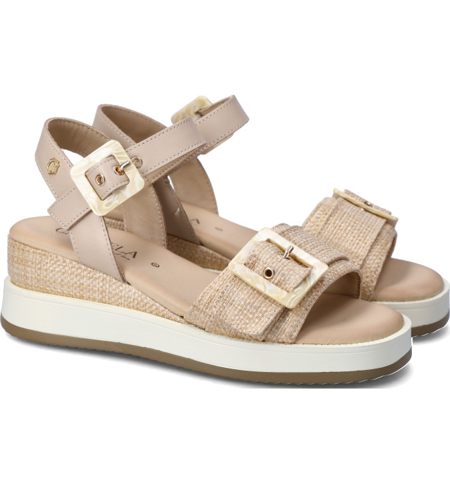 Carmenla sandalo basso beige