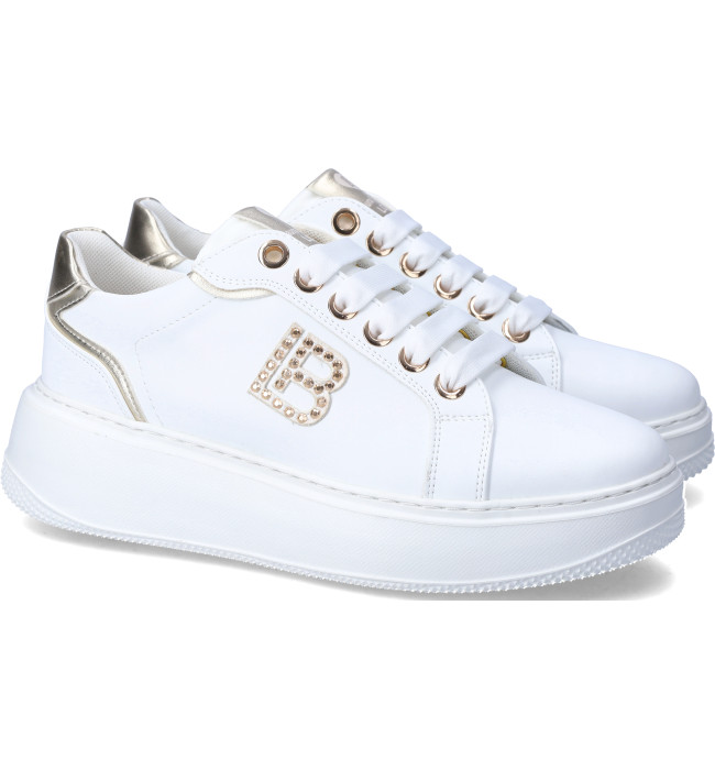 Laura Biagiotti sneakers whi-gold