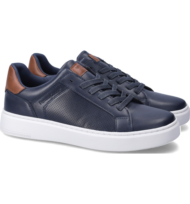 Renato Garini sneakers uomo navy-tan