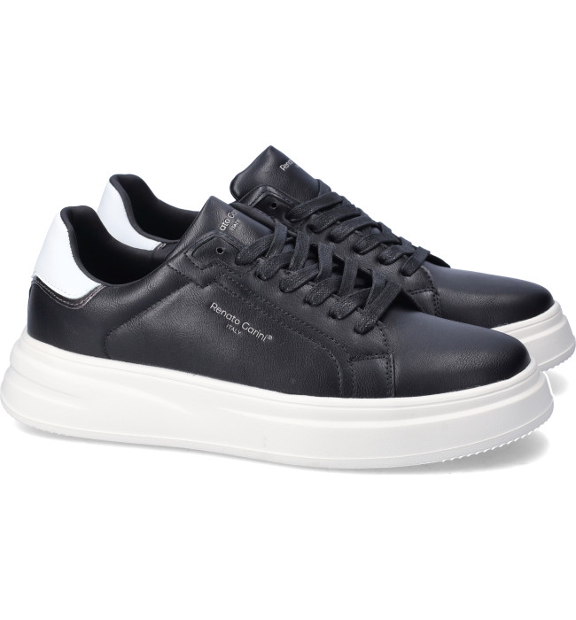 Renato Garini sneakers uomo blk-white