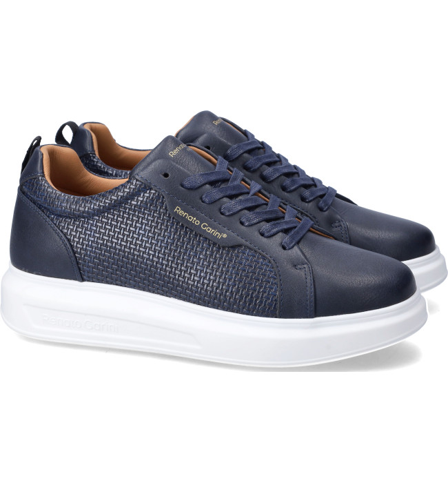 Renato Garini sneakers uomo navy