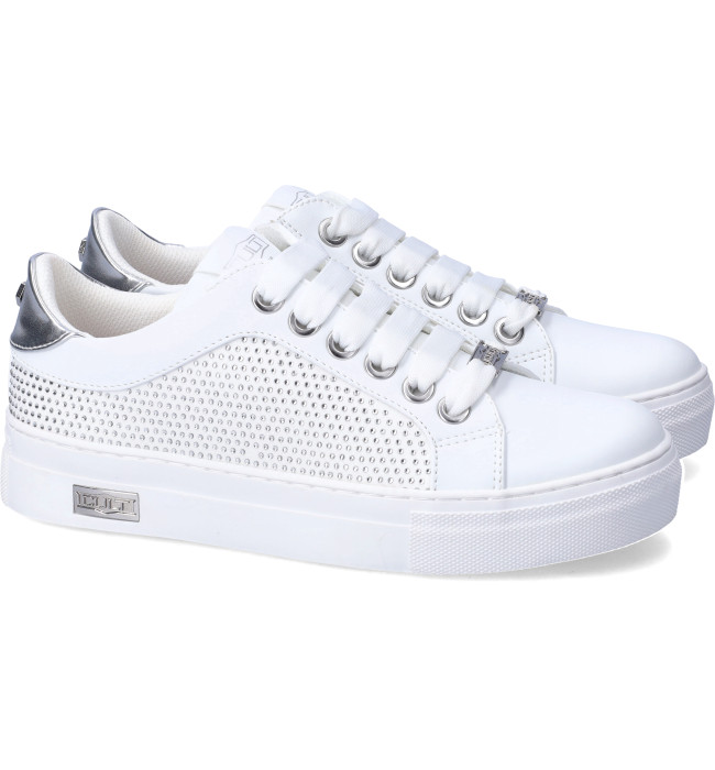 Cult sneakers whi-gold