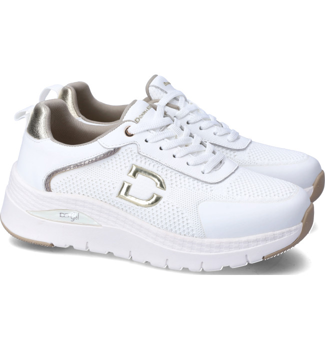 Donna Serena sneakers whi-gold