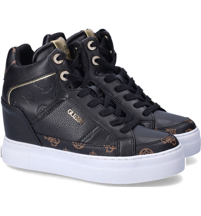 Guess donna sneakers blk-brown