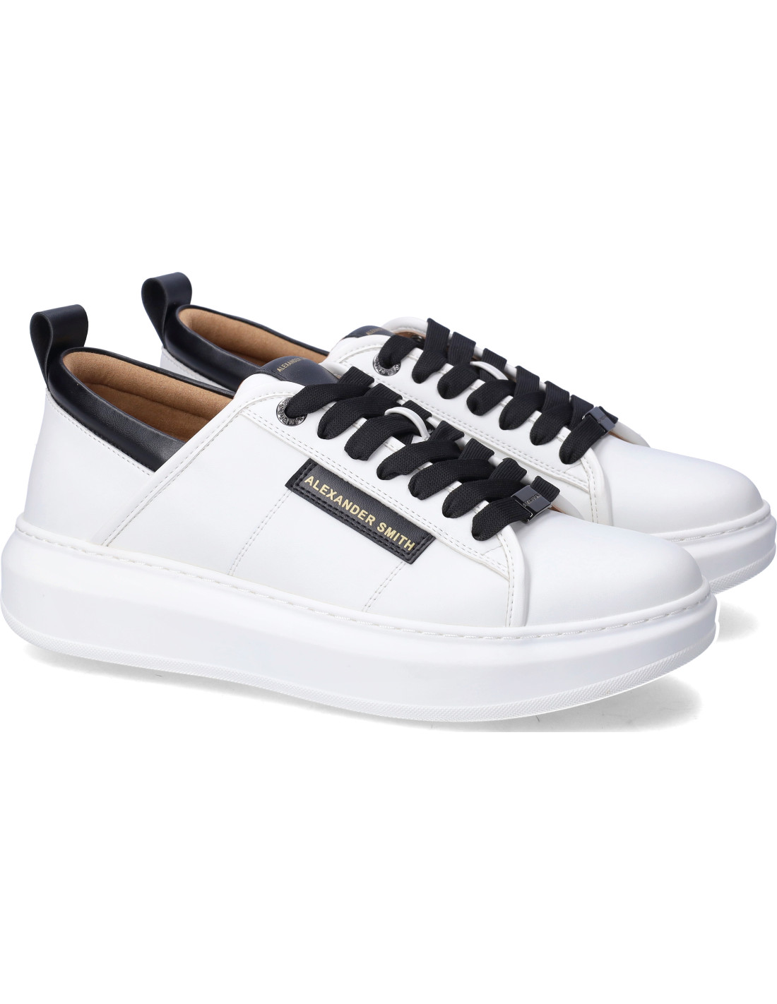 Alexander Smith sneakers white blk TAGLIA 41