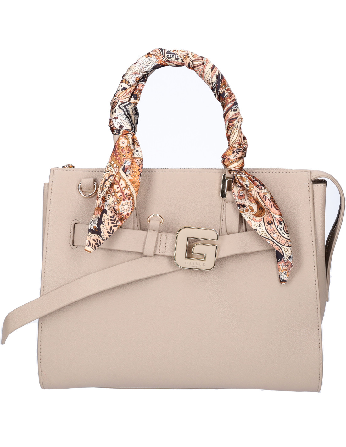 GAeLLE CON BORCHIE - Borsa a mano - beige 