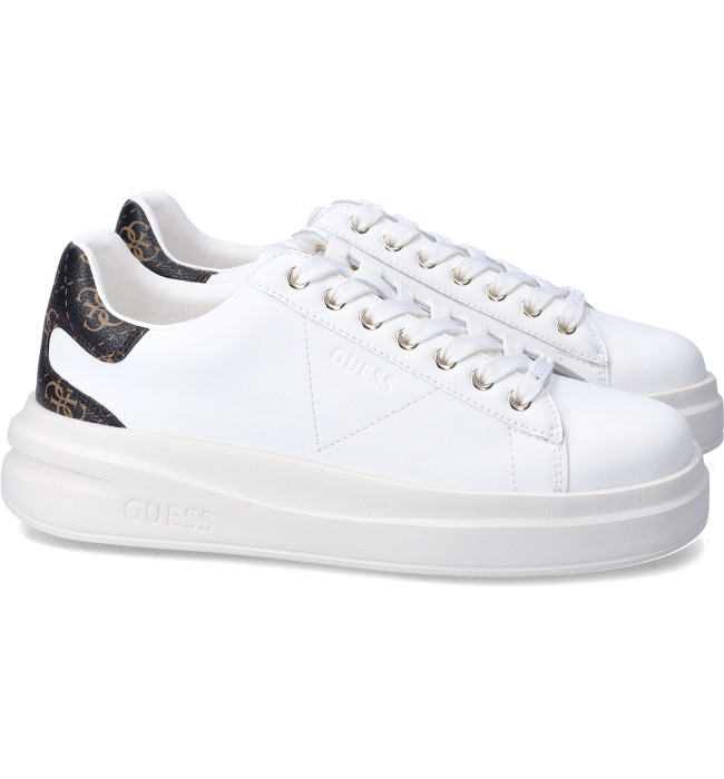 Guess donna sneakers whi-brown