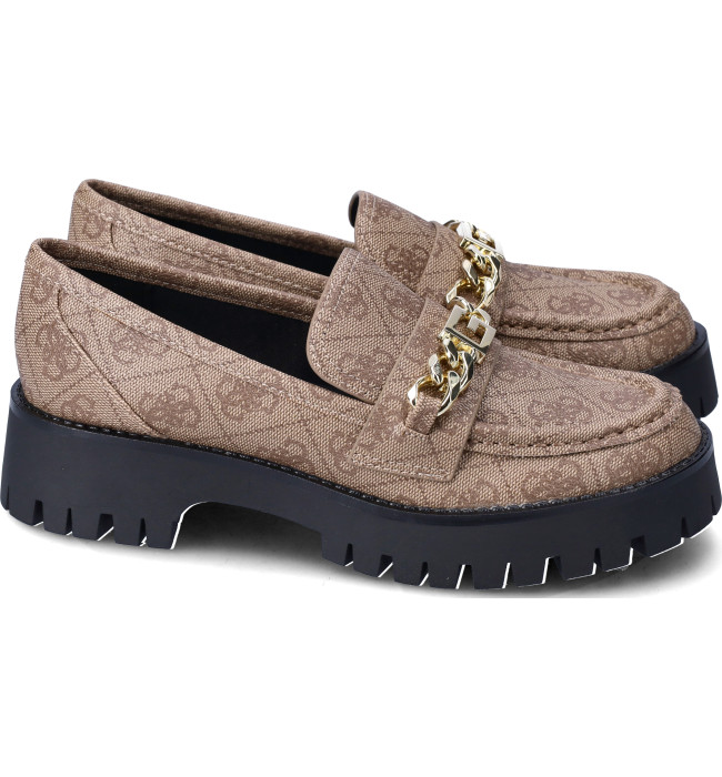 Guess mocassino donna bei-brown