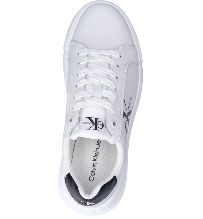 Calvin Klein Jeans sneakers white blk TAGLIA 36