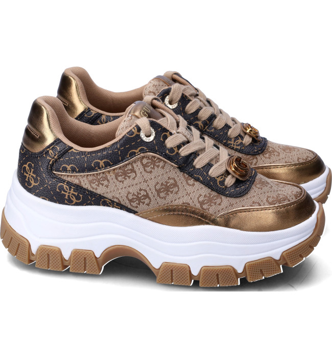 Guess donna sneakers bei-brown
