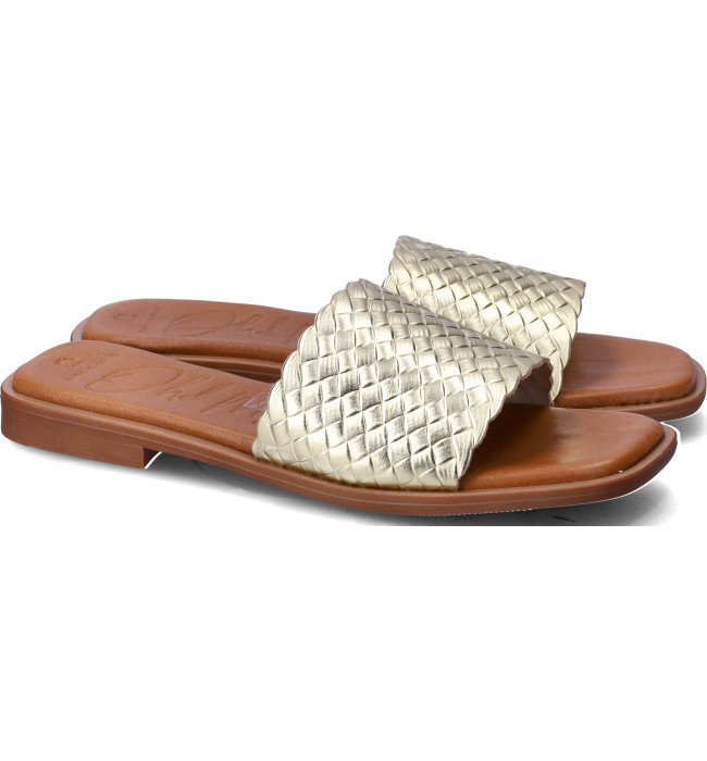 Oh My Sandals sandalo basso platino