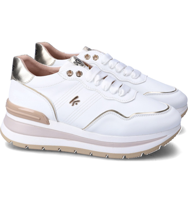 Keys sneakers donna whi-gold