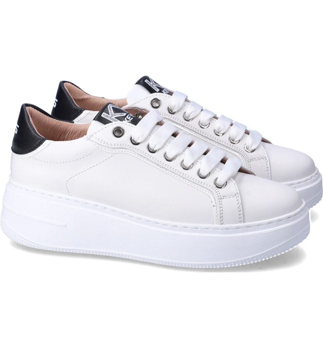 Keys sneakers donna white-blk