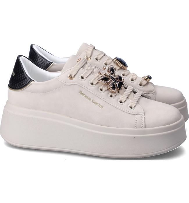 Renato Garini skeakers white-blk