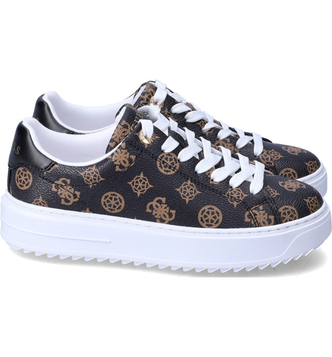 Guess donna sneakers blk-brown