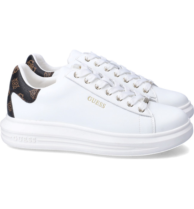 Guess donna sneakers whi-brown