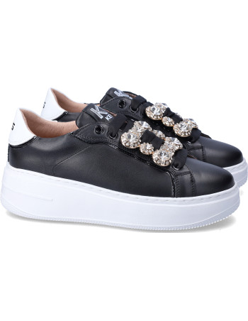 Keys sneakers donna blk-white