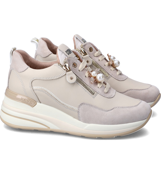 Keys sneakers donna beige