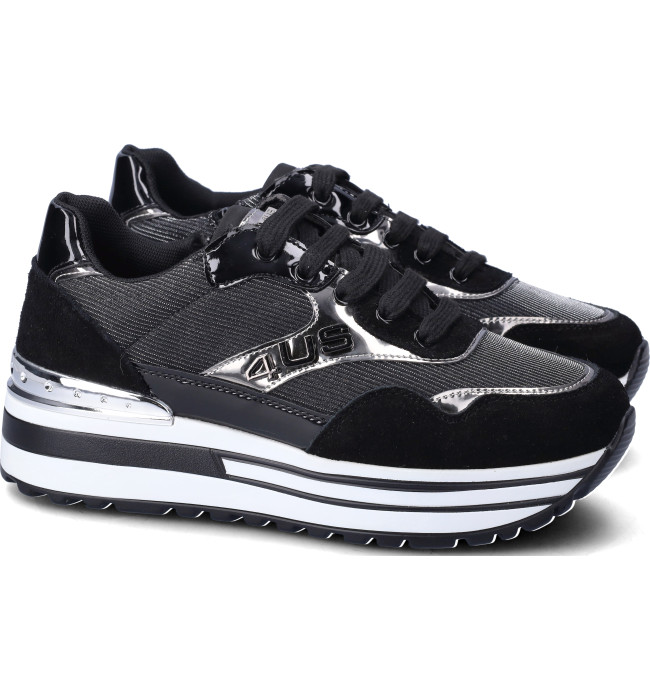 4us Cesare Paciotti sneakers blk-fuci